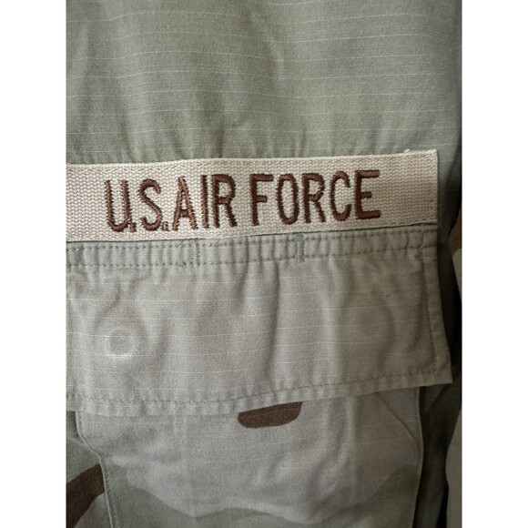 Original US Air Force DCU Desert Camo Jacket USCENTAF Size L - Picture 3 of 7